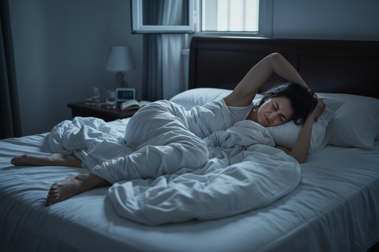 mujeres durmiendo mal 